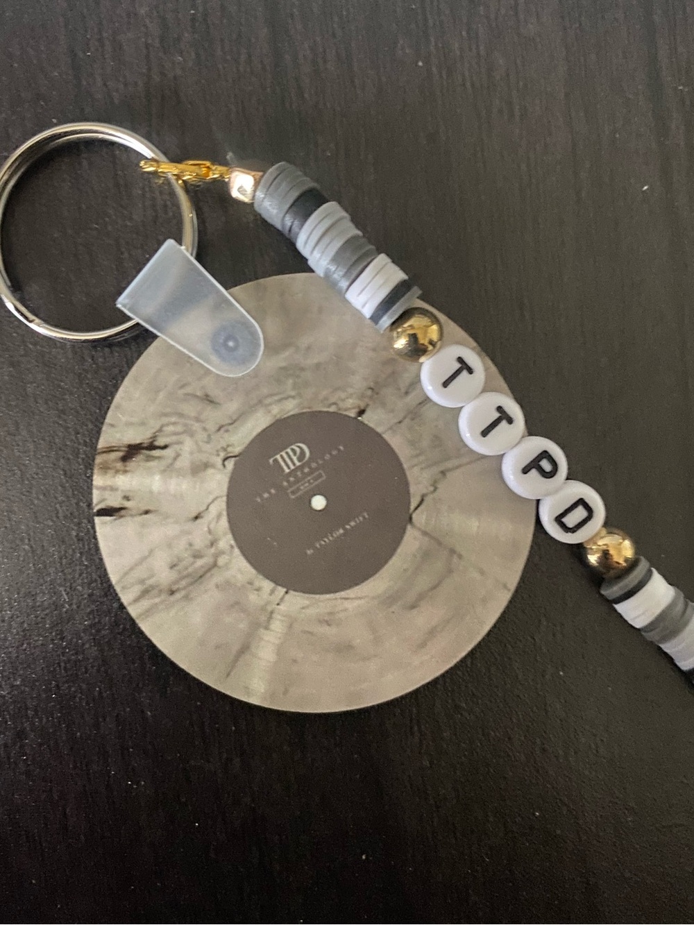 Taylor Swift TTPD Vinyl Keychain